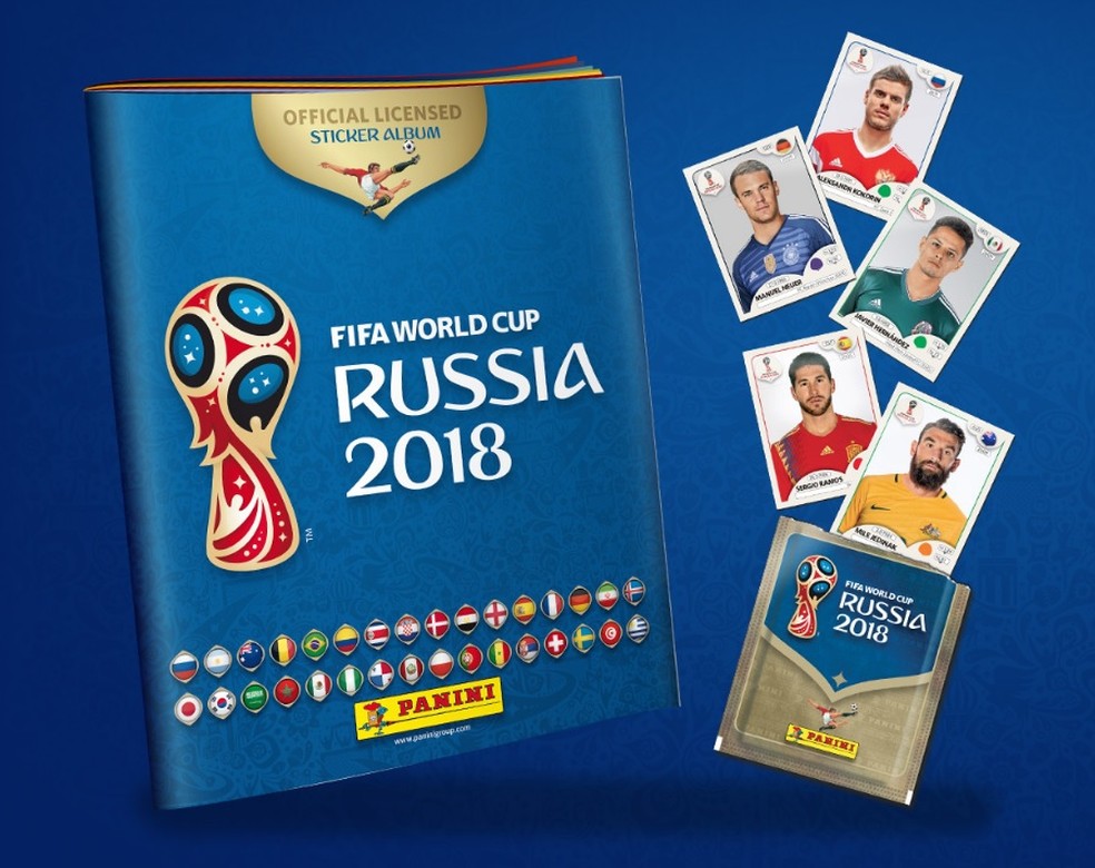 Álbum virtual da Copa do Mundo 2018 (Foto: Divulgação/Panini)
