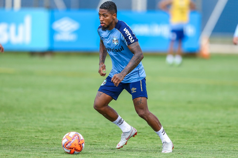 Marinho se envolveu em polÃªmica durante as fÃ©rias â€” Foto: Lucas Uebel/DivulgaÃ§Ã£o GrÃªmio