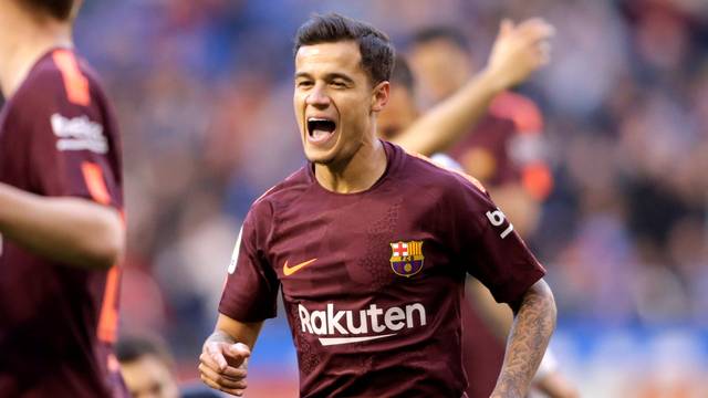 Coutinho abre o placar sobre o Deportivo