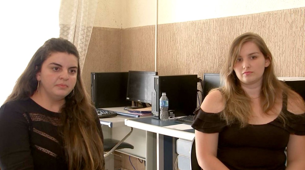 As conselheiras tutelares Letícia Duque e Carolne Gontijo: apoio às vítimas de abuso sexual — Foto: TV TEM/Reprodução