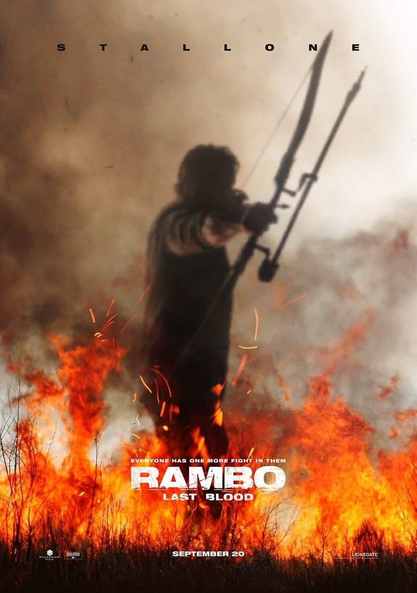 Cartaz de Rambo V: Last Blood (Foto: Reprodução: Twitter)