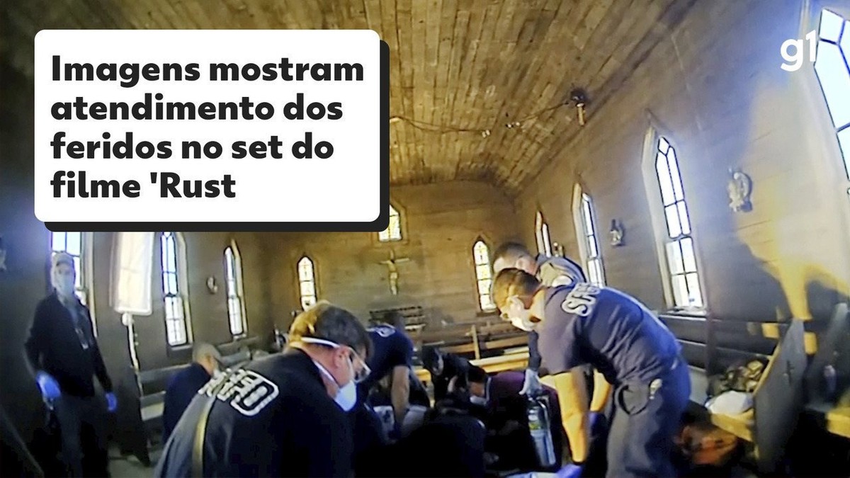 Vídeo mostra atendimento de feridos por fotografia de arma no set do filme ‘Rust’ |  Cinema