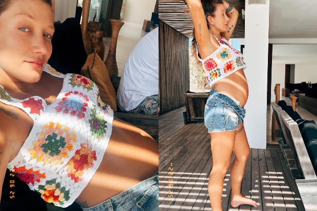 Gabriela Pugliesi mostra barriga da gravidez no quinto mês; influenciadora espera seu primeiro filho (Foto: Reprodução/Instagram)