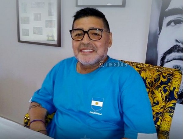 O ex-jogador e hoje técnico de futebol Diego Maradona (Foto: Instagram)
