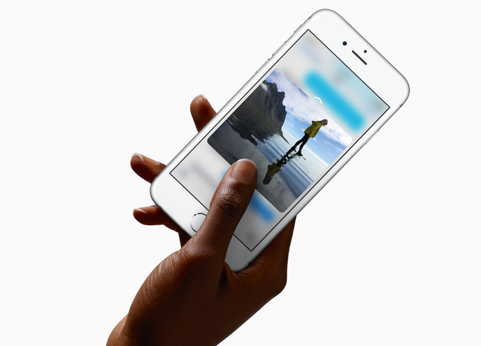 iPhone 6S trouxe o 3D Touch e outras fabricantes estão de olho no recurso (Foto: Divuglação/Apple)