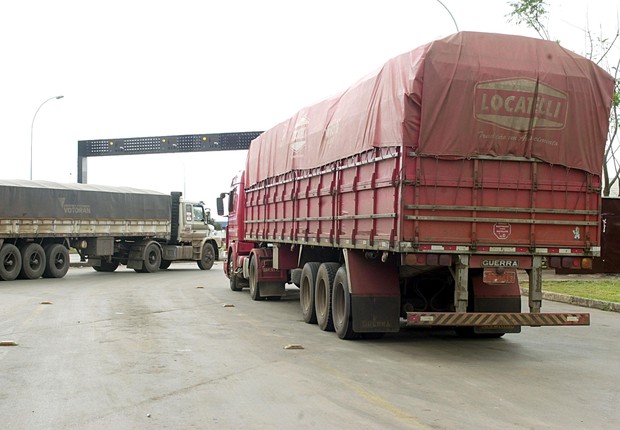 Transporte de carga ; caminhão ; roubo de carga ;  (Foto: Gervasio Baptista/Agência Brasil)