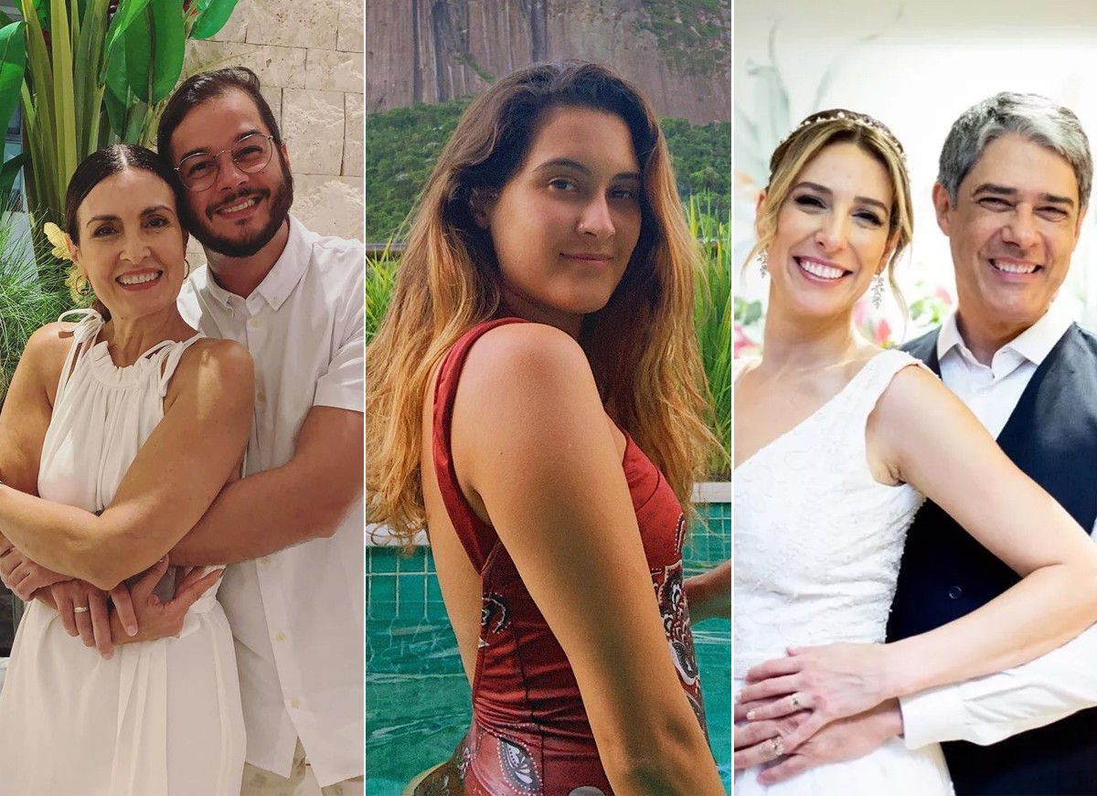 Túlio Gadelha e Fátima Bernardes; Bia Bonemer; Natasha Dantas e William Bonner (Foto: Reprodução / Instagram)