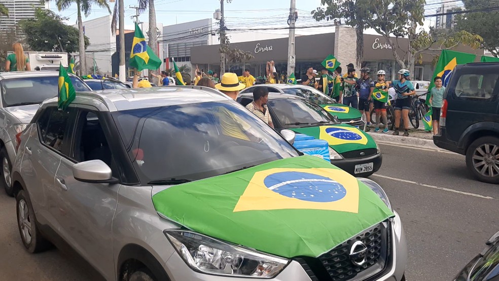 Carreata a favor de Bolsonaro é realizada em Campina Grande | Eleições 2022  na Paraíba | G1