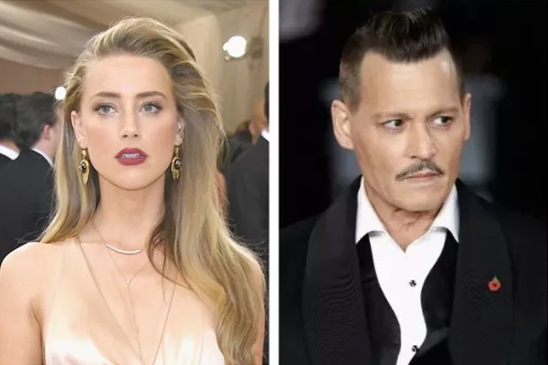 Amber Heard e Johnny Depp (Foto: Getty Images)