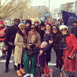 Daniella Helayel e amigos em Londres