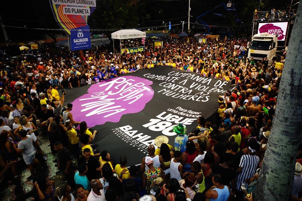 Campanhas contra o assédio e violência contra a mulher serão ampliadas no carnaval deste ano — Foto: Enaldo Pinto/Ag Haack