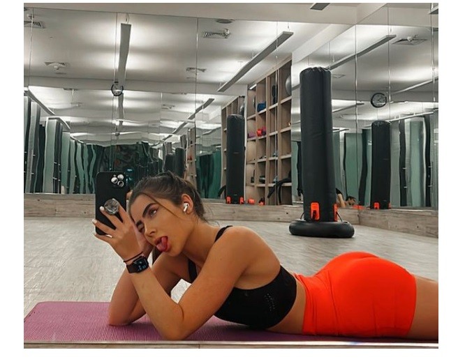 Jade faz musculação indoor diariamente, no Rio
