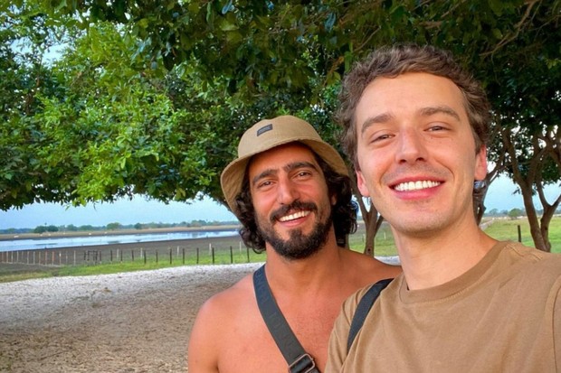 Gabriel Stauffer e Renato Góes (Foto: Reprodução/Instagram)