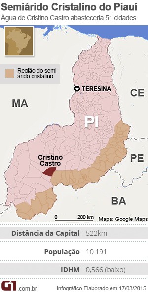 Semiárido Cristalino do Piauí (Foto: Adelmo Paixão/G1)