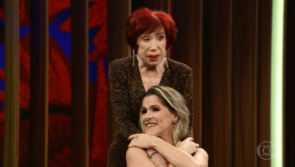 Berta Loran e Ingrid Guimarães falam das mulheres na comédia — Foto: TV Globo