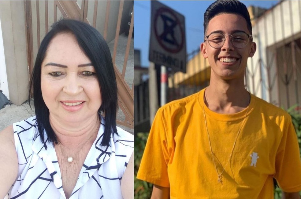 Mãe corta o cabelo em homenagem ao filho, de 19 anos, que morreu com Covid-19 — Foto: Arquivo Pessoal/ Lucia Oliveira 