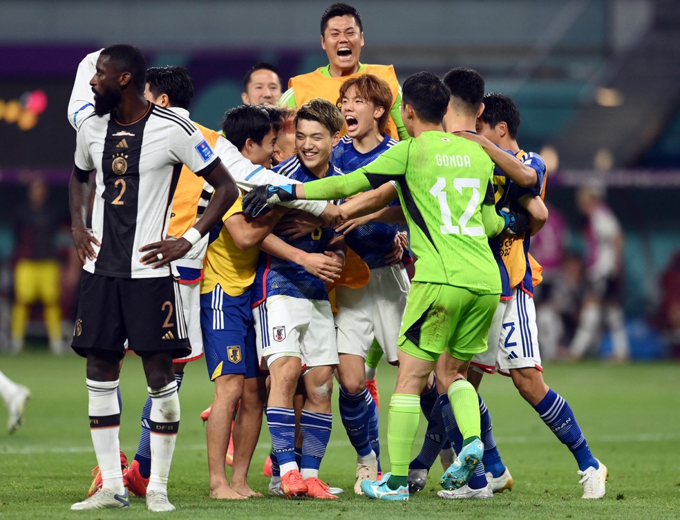 Japão x Alemanha Copa do Mundo — Foto: Reuters