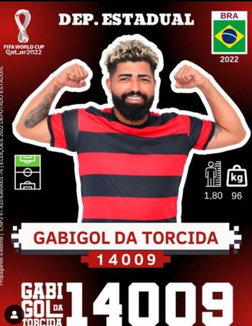 Gabigol da Torcida — Foto: Reprodução