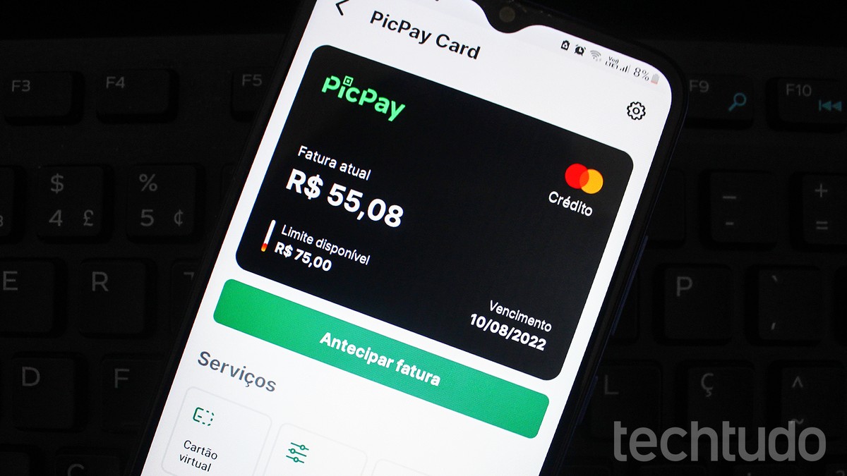 Como antecipar a fatura do PicPay Card