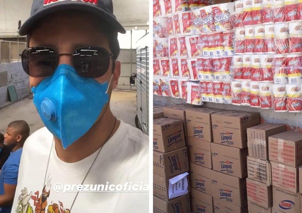 Pedro Scooby faz doação de mil cestas básicas para famílias de baixa renda (Foto: Reprodução/Instagram)