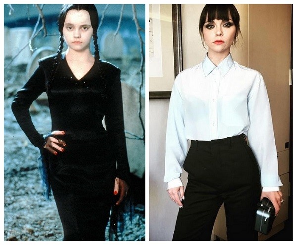 A atriz Christina Ricci viveu Vandinha Addams em A Família Addams (1991) e A Família Addams 2 (1993) (Foto: Reprodução/Instagram)