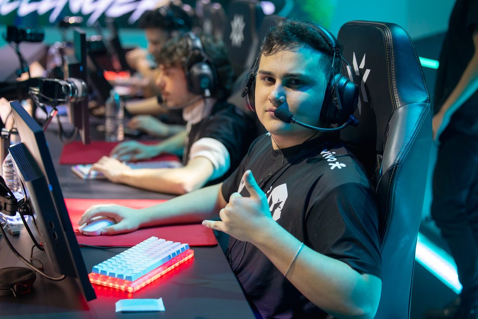 Na Lotus, bom mapa da The Union, a VKS buscou a vitória no overtime com ótima atuação de Liazzi — Foto: Divulgação/Bruno Alvares/VALORANT Brasil