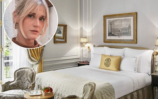 Em Paris, Celina Locks se hospeda em hotel com diárias de até R$ 78 mil