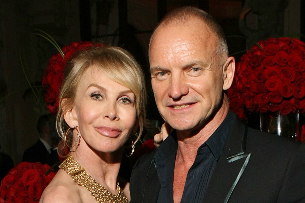 Sting e a esposa, Trudie Styler. (Foto: Getty Images)