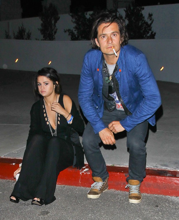 Selena Gomez e Orlando Bloom (Foto: AKM-GSI)