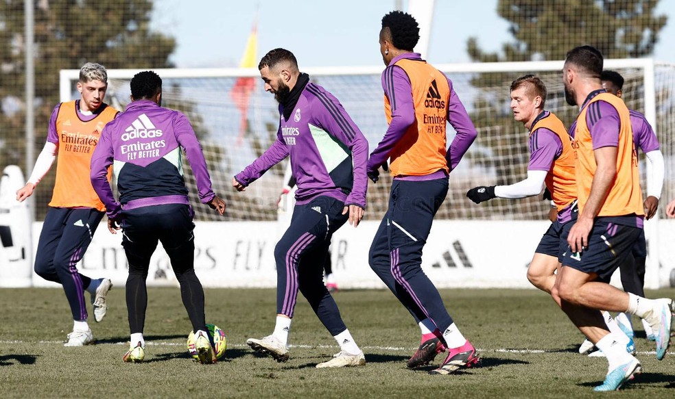 Real Madrid treina para enfrentar o Valencia &mdash; Foto: Divulga&ccedil;&atilde;o/Real Madrid