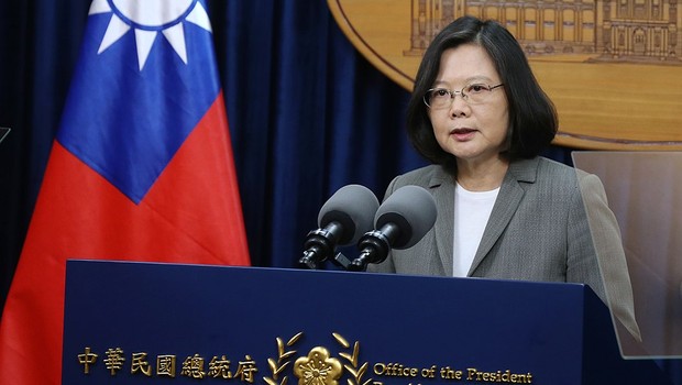 Tsai Ing-wen (Foto: w:en:Presidential Office Building, Taiwan, CC BY 2.0 <https://creativecommons.org/licenses/by/2.0>, via Wikimedia Commons)