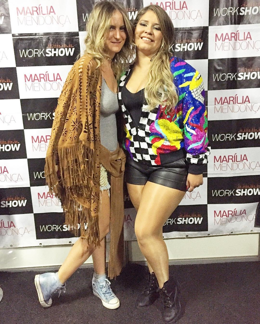 Flávia Brunetti e Marília Mendonça em 2016 (Foto: Reprodução/Instagram)