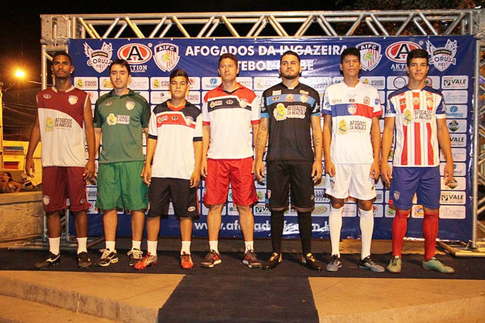 Novos uniformes do Afogados para 2018 (Foto: Wellignton Junior/Afogados)