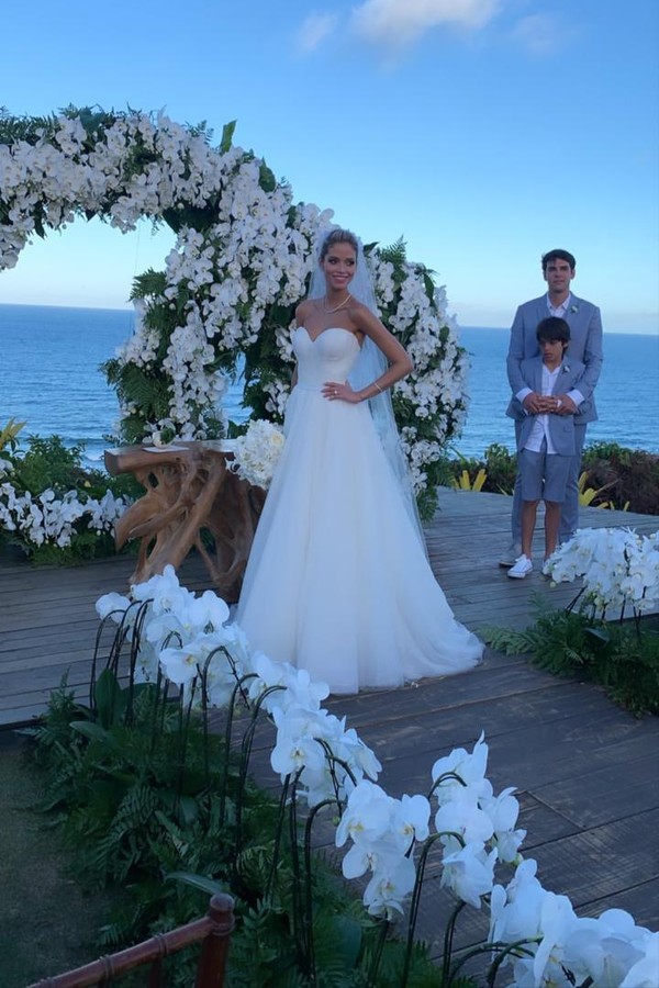 Casamento de Kaká e Carol Dias (Foto: Reprodução)