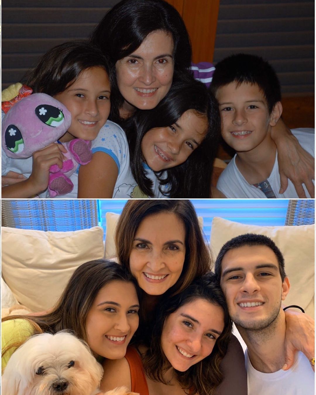 Fatima Bernardes compara filhos trigêmeos (Foto: Reprodução/Instagram)