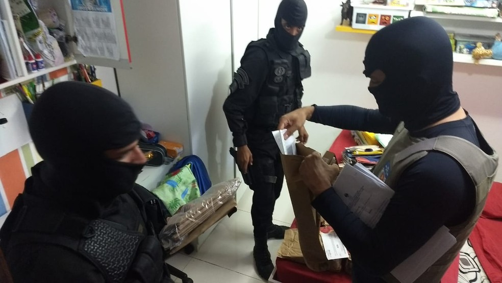 Foram cumpridos sete mandados de busca e apreensão — Foto: Ascom/MP