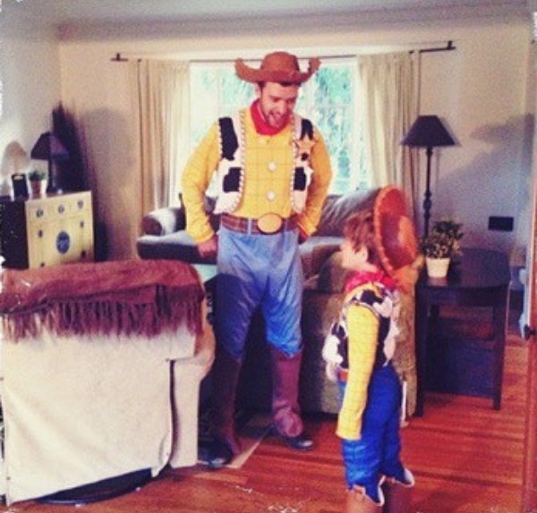Justin Timberlake com o filho (Foto: Instagram)