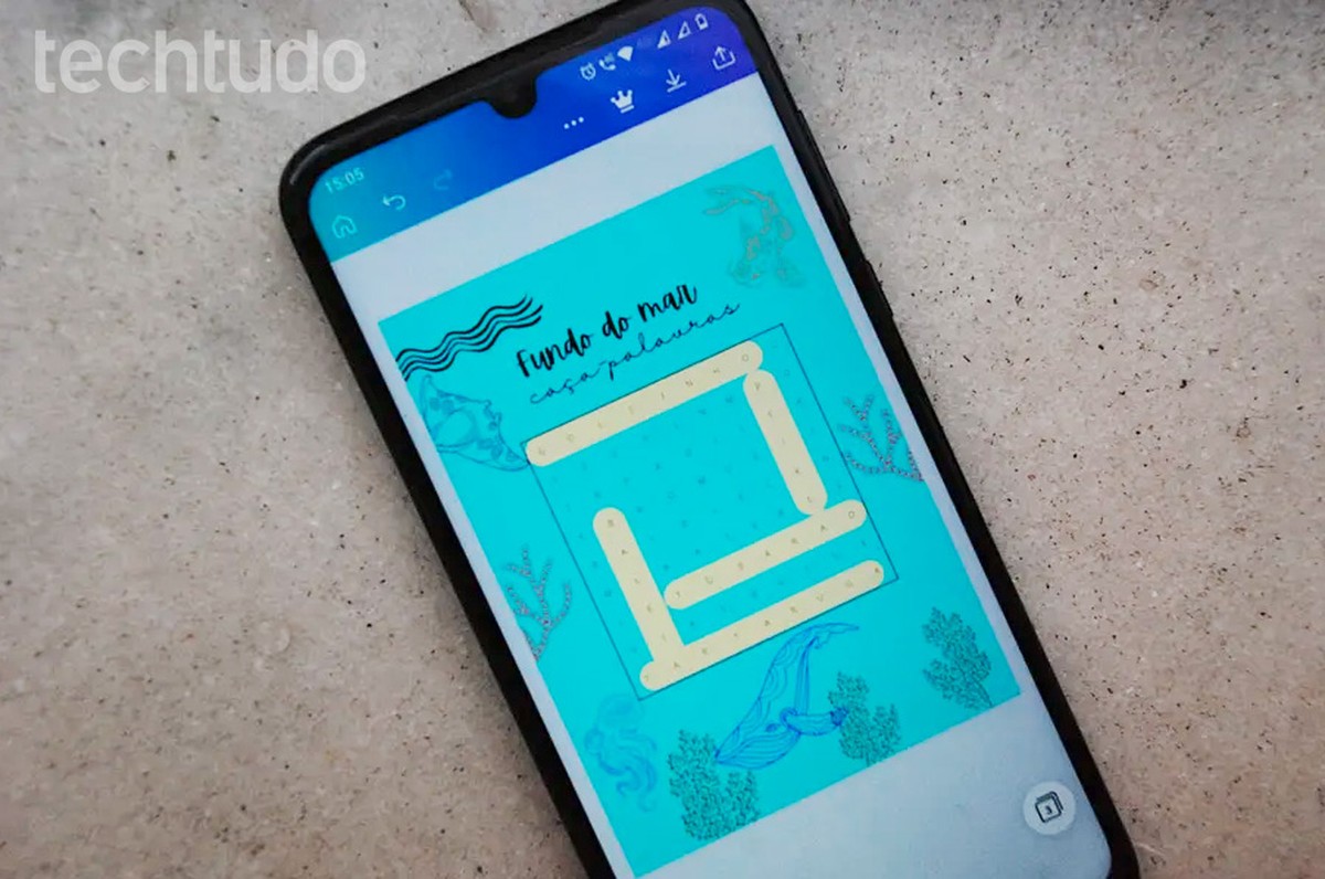 Caça palavras de Dia das Crianças: como fazer pelo Canva no celular