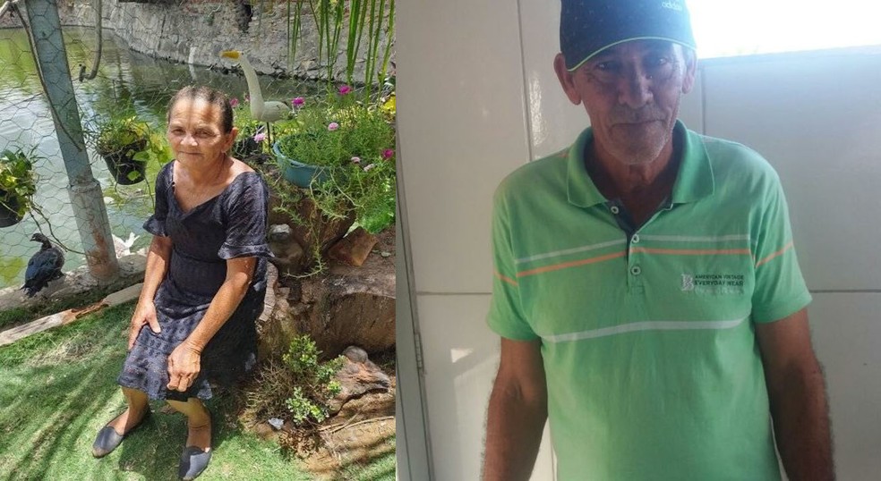 Martinha das Neves Moura e Roberto de Jesus Dantas são duas das vítimas do acidente — Foto: Reprodução/Redes Sociais