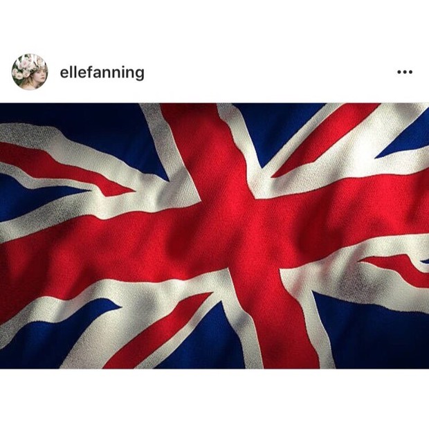 Elle Fanning: "Enviando amor e orações para Manchester..." (Foto: Instagram/Reprodução)