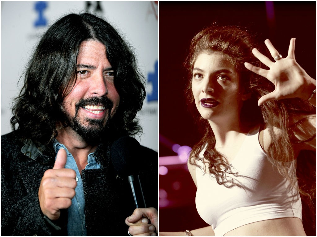 Dave Grohl e Lorde (Foto: Getty Images)
