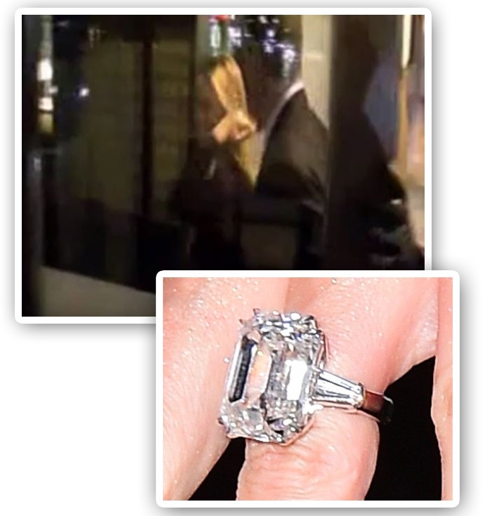 O anel de noivado de Mariah Carey (Foto: Reprodução)