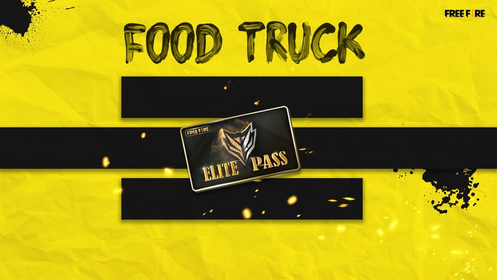 Passe de Elite Espantalhos em Chamas estará entre os itens presentes no evento Food Truck — Foto: Garena