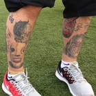 Fã do Slipknot tem 20 tattoos 
da banda (Káthia Mello/G1)