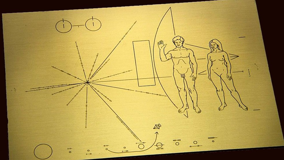 Escândalo eclodiu, apesar do fato de a mulher ter ido ao espaço sem órgãos genitais — Foto: BBC