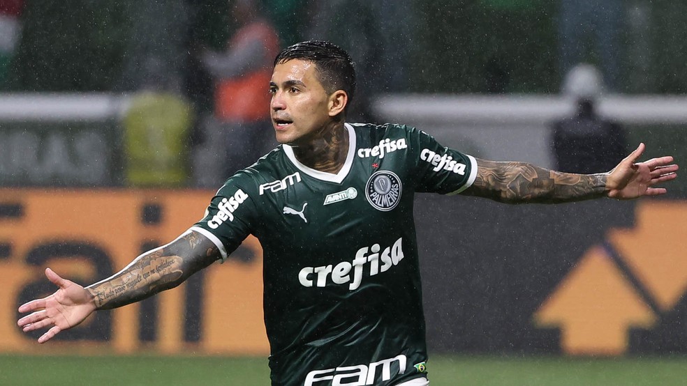 Dudu tem contrato até o fim de 2023 — Foto: Cesar Greco/Palmeiras