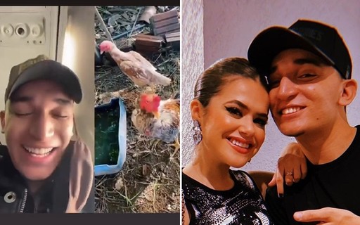 João Gomes reage a vídeo de mulher que deu nome dele e de Maisa a galo e galinha
