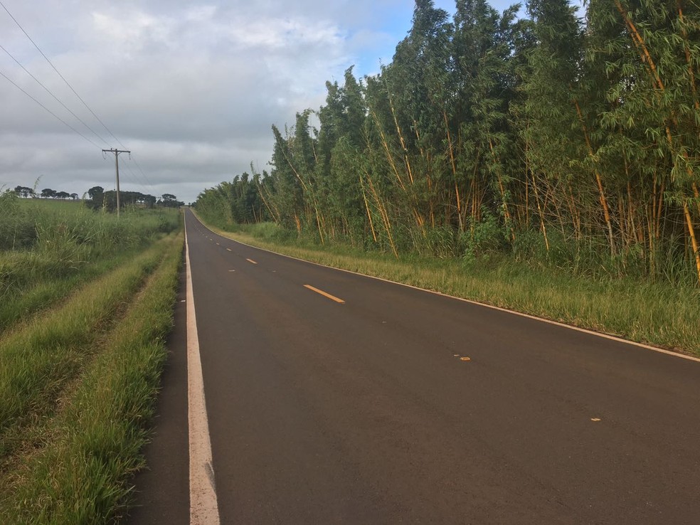 Acidente aconteceu na rodovia Osni Mateus (SP-261) (Foto: Pedro Salgado/ TV TEM)