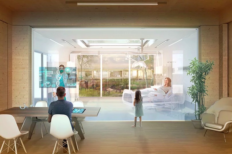 Arquitetos criam "casa ideal" para cuidar de doenças virais (Foto: Divulgação)