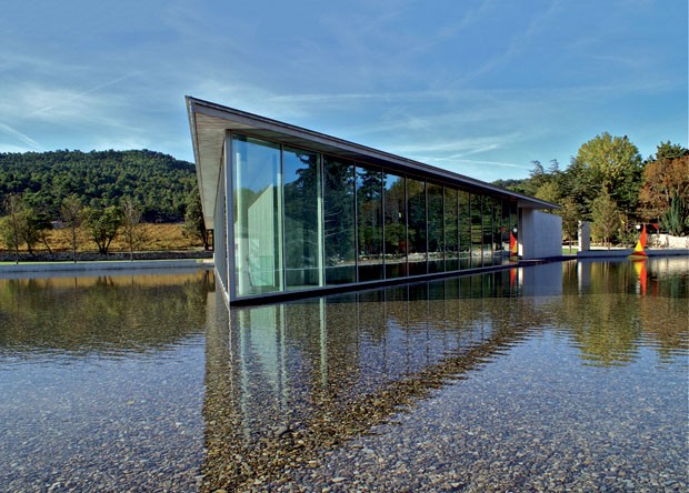Museu principal do Château La Coste, na França, projeto de Tadao Ando (Foto: divulgação)